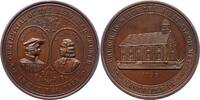 Reformation Bronzemedaille 100 Jahre Reformierte Kirche in den USA 1893. -