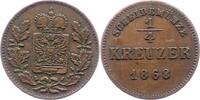 Schwarzburg-Rudolstadt 1/4 Kreuzer Albert 1867-1869. -