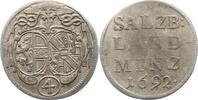 Salzburg Batzen zu 4 Kreuzern Johann Ernst von Thun und Hohenstein 1687-1709. -