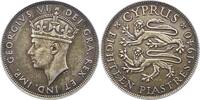 Zypern 18 Piaster George VI. 1936-1952. -