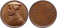 Reformation Bronzemedaille Suiten-Medaille aus der Serie der Reformatoren von Dassier von 1720-1722, je 28 mm. -