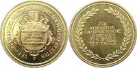 Sachsen-Dresden, Stadt Vergoldete Bronzemedaille -