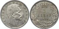 Serbien Dinar Peter I. 1903-1918. -