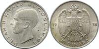 Jugoslawien 20 Dinara Peter II. 1934-1945. -