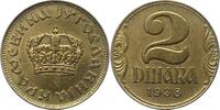 Jugoslawien 2 Dinara Peter II. 1934-1945. -