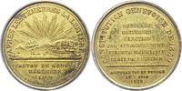 Schweiz-Genf, Stadt Vergoldete Bronzemedaille -