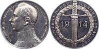 Erster Weltkrieg Silbermedaille Kronprinz Wilhelm. -