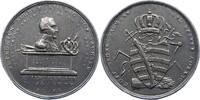 Sachsen-Albertinische Linie Zinnmedaille Friedrich August I. 1806-1827. -