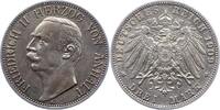 Anhalt 3 Mark Friedrich II. 1904-1918. -