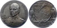Erster Weltkrieg Zinkmedaille Bölcke, Oswald *1891 Giebichenstein, +1916 Bapaume / Somme, Jagdflieger. -
