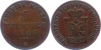 Schwarzburg-Sondershausen 3 Pfennig Günther Friedrich Karl II. 1835-1880. -