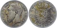 Belgien-Königreich 50 Centimes Leopold II. 1865-1909. -