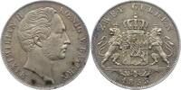 Bayern Doppelgulden Maximilian II. Joseph 1848-1864. -