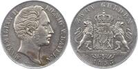 Bayern Doppelgulden Maximilian II. Joseph 1848-1864. -