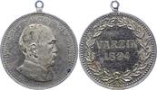 Personenmedaillen versilberte Bronzemedaille Bismarck, Otto von *1815, +1898. -