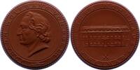 Personenmedaillen Porzellanmedaille Goethe, Johann Wolfgang von *1749 Frankfurt, +1832. -