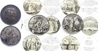 Brandenburg-Preußen Silberne Schraubmedaille Friedrich II. 1740-1786. -