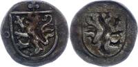 Einseitiger Pfennig  1482-1485 Sachsen-Markgrafschaft Meißen Kurfürst Ernst und Herzog Albrecht 1482-1485. Sehr schön