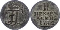 Hessen-Kassel Zeitgenössischer Beischlag zum 2 Albus 1 Friedrich II. 1760-1785. -
