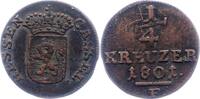Hessen-Kassel 1/4 Kreuzer Wilhelm IX. 1785-1803. -