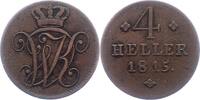 Hessen-Kassel 4 Heller Wilhelm I. 1803-1821. -