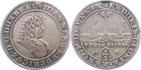Braunschweig-Calenberg-Hannover 1/3 Palmbaumtaler Johann Friedrich 1665-1679. -