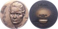 Personenmedaillen Bronzemedaille Curie, Marie *1867 Warschau, +1934 Sancellemoz, Chemikerin und Physikerin, Nobelpreis 1903 und 1911. -