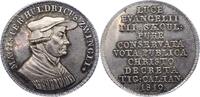 Reformation Silbermedaille 300-Jahrfeier der Reformation in der Schweiz 1819. -