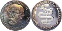 Personenmedaillen Silbermedaille Koch, Robert *1843 Clausthal, +1910 Baden-Baden, Bakteriologe, entdeckte den Tuberkelbazillus Nobelpreis 1905. -