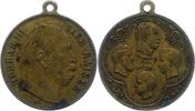 Brandenburg-Preußen Bronzemedaille Wilhelm I. 1861-1888. -