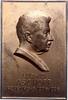 Medicina in nummis Einseitige Bronzeplakette Aschoff, Ludwig Berlin, +1942 Freiburg, , deutscher Pathologe. -