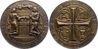 Liebe und Ehe Helle Bronzegussmedaille 79 mm -