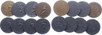Sachsen-Albertinische Linie 2 x Bronze Friedrich August III. 1904-1918. -