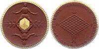 Porzellanmedaillen Meißen. Braune Porzellanmedaille Deutsches Reich -