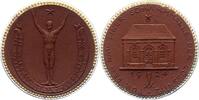 Porzellanmedaillen PROBE Lössnitz. Meißner Porzellanmedaille 19 Deutsches Reich -