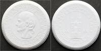 Medicina in nummis Meißen. Porzellanmedaille Hahnemann, Christian Friedrich Samuel 1755-1843, Begründer der Homoeopathie. -