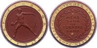 Porzellanmedaillen Dresden. Braune Meißner Porzellanmedaille 1 Deutsches Reich -