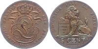 Belgien-Königreich 5 Centimes Leopold I. 1830-1865. -