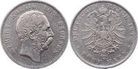 Sachsen 5 Mark Albert 1873-1902. -