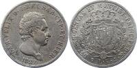 Italien-Sardinien 5 Lire Carlo Felice 1821-1831. -