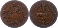 Mecklenburg-Rostock, Stadt 3 Pfennig -
