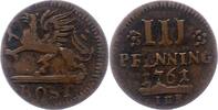 Mecklenburg-Rostock, Stadt 3 Pfennig -