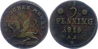 Mecklenburg-Rostock, Stadt 3 Pfennig -