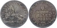 Braunschweig-Calenberg-Hannover 1/6 Taler Georg IV. 1820-1830. -