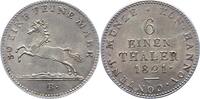 Braunschweig-Calenberg-Hannover 1/6 Taler Georg IV. 1820-1830. -