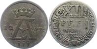 Osnabrück-Bistum 12 Pfennig Ernst August II. von York 1716-1728. -