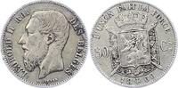 Belgien-Königreich 50 Centimes Leopold II. 1865-1909. -