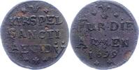Münster-Bistum Armenpfennig Friedrich Christian von Plettenberg 1688-1706. -