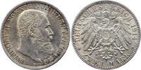 Württemberg 2 Mark Wilhelm II. 1891-1918. -