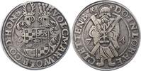 Hohnstein Taler Volkmar Wolfgang 1562-1580. -